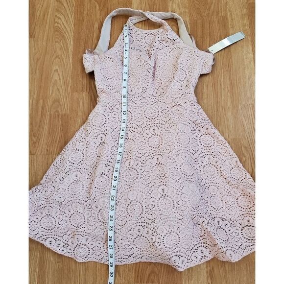Sequin Hearts Pink Mini Dress Size 3 - Picture 10 of 13